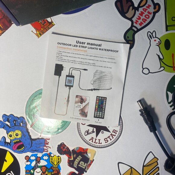 LETIANPAI 200 ft Outdoor LED Strip Lights Waterproof Outside, App & Remote - Picture 7 of 16